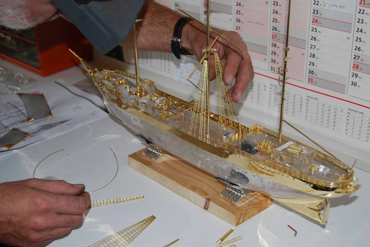 The Gorch Fock in the making
