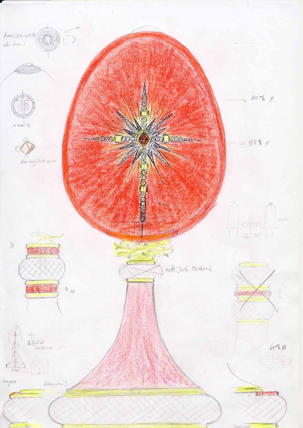 Garnet-Egg in progress